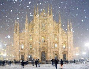 Милано во зима